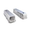 PCE314.1091.01 Ford 429 460 Polished Aluminum Plain Valve Covers - Tall w/ Hole - image 4