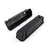 PCE314.1091.03 Ford 429 460 Black Aluminum Plain Valve Covers - Tall w/ Hole - image 3