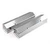 PCE314.1099.01 Chevy SBC 350 Polished Long Bolt Fabricated Valve Covers - Tall w/o Hole - image 1
