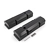 PCE314.1100.03 Chevy SBC 350 Fabricated Valve Covers Black Tall w/ Hole - image 1