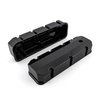 PCE314.1105.03 Chevy BBC 454 Fabricated Valve Covers Black Tall w/ Hole - image 3