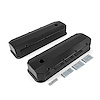 PCE314.1108.03 Chevy BBC 454 Long Bolt Fabricated Valve Covers Black Tall w/ Hole