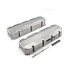 PCE314.1111.01 Chevy BBC 454 Fabricated Valve Covers Satin Tall w/o Hole - image 1