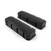 PCE314.1111.03 Valve Covers Pair, without Breather Holes, Tall for Big Block Chevy 454 [Black] - image 2