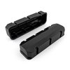 PCE314.1111.03 Valve Covers Pair, without Breather Holes, Tall for Big Block Chevy 454 [Black] - image 3
