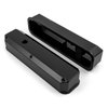 PCE314.1125.03 Mopar Chrysler SB 318 340 360 Fabricated Valve Covers Tall Black w/ Hole - image 2