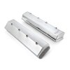 PCE314.1137.01 Chevy SBC 350 Vortec Center Bolt Fabricated Valve Covers Polished Tall w/o Hole - image 2