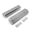 PCE314.1137.02 Valve Covers Pair, without Breather Holes, Tall Centerbolt for Small Block Chevy Vortec [Satin] - image 1