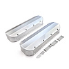 PCE314.1160.01 Chevy BBC 454 Long Bolt Fabricated Valve Covers Satin Tall w/o Hole