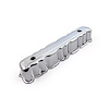 PCE314.1169 Ford 144 170 200 250 L6 1960-80 Chrome Steel Valve Cover w/2x Baffled Holes - image 1