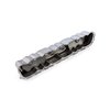 PCE314.1169 Ford 144 170 200 250 L6 1960-80 Chrome Steel Valve Cover w/2x Baffled Holes - image 3