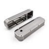 PCE314.1208.01 Ford BBF 429 460 Satin Long Bolt Fabricated Valve Covers - Tall w/ Hole - image 3