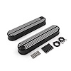 PCE314.1226.04 Chevy Ls1 Ls2 Ls3 Ls6 Ls7 Black Ball Milled Valve Covers - W/O Coil Mounts