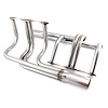 Chevy SBC 350 Classic T-Bucket Street Rod Raw Steel Exhaust Headers - image 1