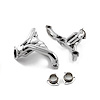PCE316104201 Chevy SBC 350 1 5/8" Block Hugger Stainless S. Exhaust Headers -Angle Plug Heads - image 1