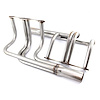 Chevy SBC 350 Classic T-Bucket Street Rod Raw Steel Exhaust Headers - image 1