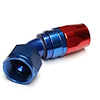 45 Degree Aluminum Swivel Braided Hose End Fitting -6 AN - image 1