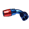 90 Degree Aluminum Swivel Braided Hose End Fitting -10 AN - image 1
