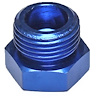 Aluminum Orb Port Plug Fitting -6 AN - image 1