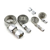 Universal Stainless Steel Braide Hose and End Sleeve Kit - Chrome - image 1