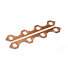 Copper Exhaust Header Gasket Set Ford 289, 302, 351 Windsor - image 1