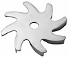 Universal Polished Aluminum Alternator Fan Blade - image 1