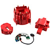 Distributor Cap and Rotor Kit Chevy Small/Big Block HEI Red - image 1