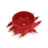 Male/HEI Screw-Down Flathead Crab Distributor Cap - Red - image 2