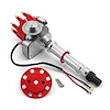 7000-Series Ready-to-Run Distributor Small Block Chevy/Big Block Chevy [Red Cap]