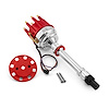 8000-Series Pro-Billet Distributor Small Block Chevy 350/Big Block Chevy 454 [Red Cap] - image 1