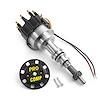 PCE376.1100.04 Ford SB 289 302 Windsor 8000 Series Pro Billet Distributor Short Body Black - image 1