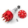 PCE376.1107.01 Ford 302 351C Cleveland Early 460 8000 Series Pro Billet Distributor Red - image 2