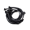 Universal 90 Deg to 90 Deg Over Covers Female Black Spark Plug Wires Suits Chevy - image 1