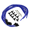 90 Deg to 90 Deg Non Terminated Under Covers Male Blue Spark Plug Wires Chevy - image 1