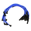 Universal Ignition Wires 90 Deg to Straight Female Ends [Fits Ford Applications] Blue - image 1