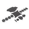Complete Engine Storage Block Off Kit Chevy BBC 454 - image 1