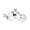 Billet Aluminum Serpentine Pulley Kit Small Block Chevy [Clear Anodized] - image 2