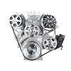 PCE415.1051 Chevy SBC 350 Aluminum Serpentine Complete Engine Pulley & Components Kit - image 1