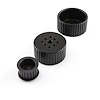 PCE415.1013.02 Short Gilmer Crank Alternator and Water Pump Pulleys Only - Black - image 1