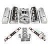 Chevy SBC 350 Hyd FT 190cc Straight Plug Cylinder Head Top End Engine Combo Kit - image 1