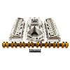 Chevy SBC 15 Degree 230cc 61cc Top End Components Kit Heads Intake Rockers - image 1