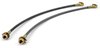 Stainless Steel Braided Brake Lines 18 in. Long, End 1: 10mm or 3/8 in. Banjo, End 2: 3/8-24 in. Inverted Flare - image 4
