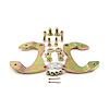 Front Disc Brake Caliper Bracket Kit 1955-1964 Chevy Full-Size - image 1