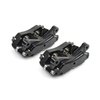 UNIVERSAL REAR 4 PISTON BILLET ALUMINUM CALIPER BLACK ANODIZED 1/8 NPT - image 2
