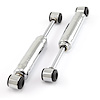 Shorty Chrome Shock Absorbers MonoTube Hot Rod 15 Extended 10 Collapsed - image 1