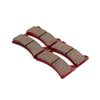 BP-10 MEDIUM-FRICTION SEMI-METALLIC HIGH PERFORMANCE BRAKE PAD SET - image 2