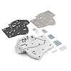 PCE634.1006.01 GM TH400 Transmission Billet Aluminum Full Manual Valve Body - Silver - image 1