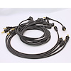 Stock-Look 7mm Spark Plug Wire Set Straight Female Distributor Boot (Points Type) - image 1