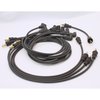 Stock-Look 7mm Spark Plug Wire Set Straight Female Distributor Boot (Points Type) - image 2
