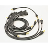 Stock-Look 7mm Spark Plug Wire Set Straight Female Distributor Boot (Points Type) - image 1